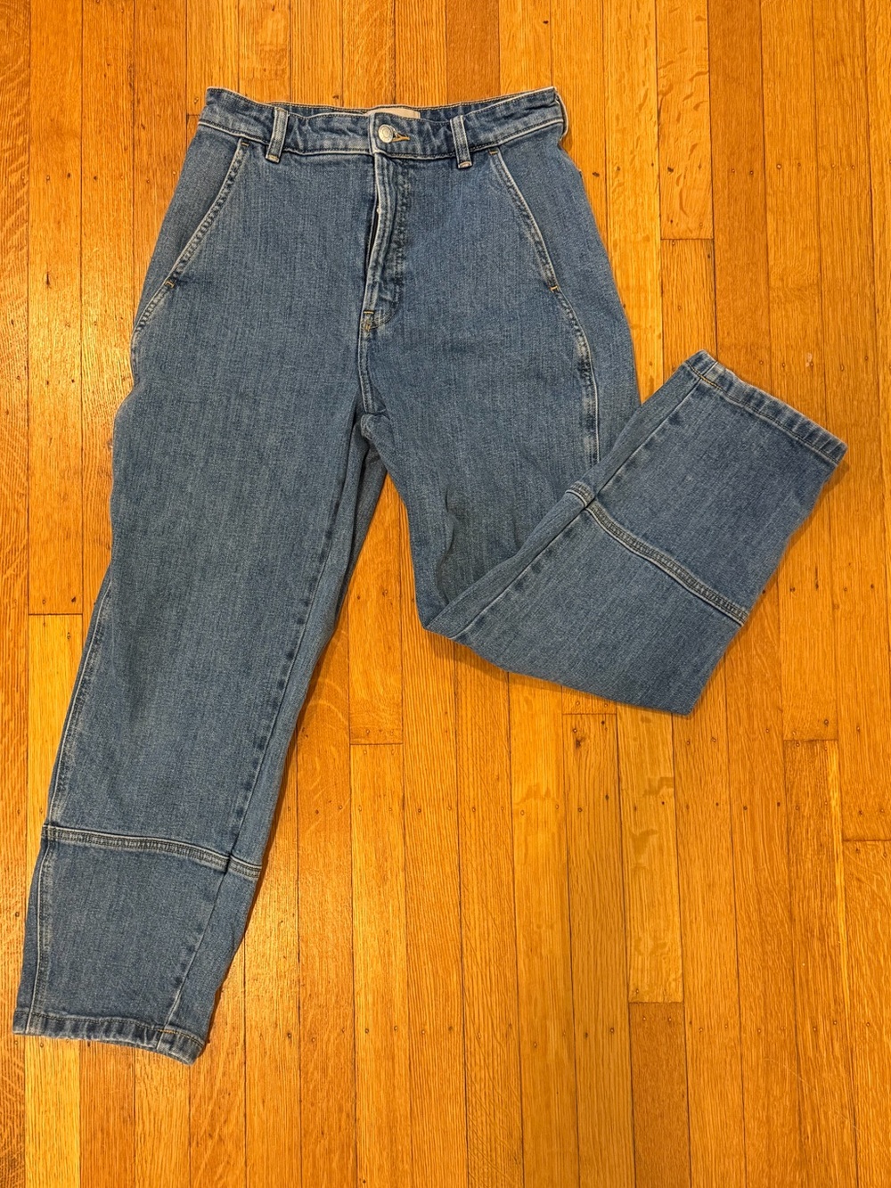High-Rise Blue Denim Women's Jeans